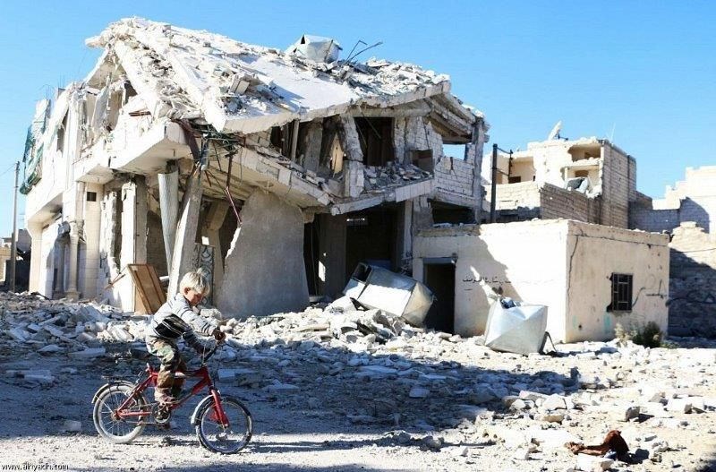 Vardagslivet böjar sakta återvända till Aleppo