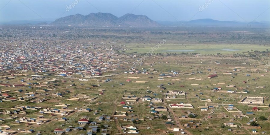 Flygfoto över Juba i Sydsudan. Foto: Caritas Internationalis