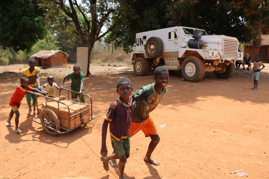 FN uppehåller ett bräckligt lugn på landsbygden i CAR.   Bild: Jiri Pasz/Caritas Internationalis