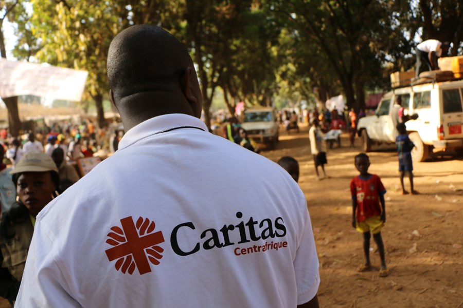 Caritas på plats i Centralafrikanska republiken.   Bild: Jiri Pasz/Caritas Internationalis