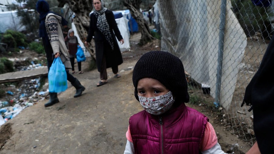 Morialägret på ön Lesbos. Foto: VaticanNews