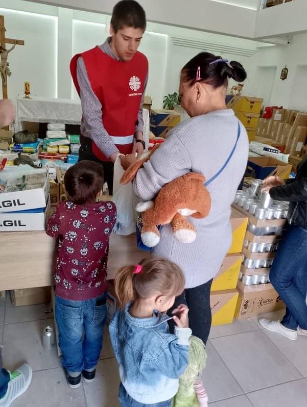 De flesta hushåll i östra Ukraina är beroende av humanitär hjälp. Foto: Caritas Ukraina