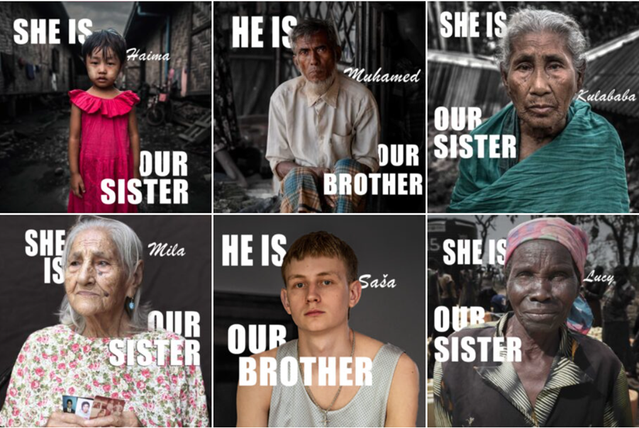De är våra systrar och bröder. Foto: Caritas Internationalis