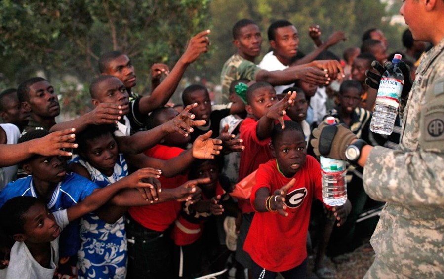 Den ständiga krisen i Haiti påverkar barnen. Foto: Caritas Haiti