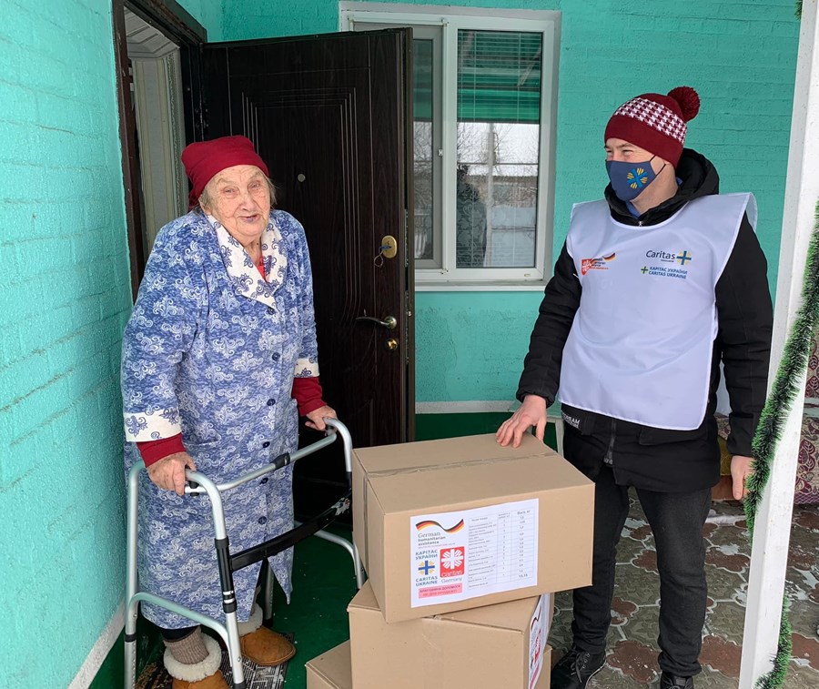 Caritas hjälper de mest utsatta i krigets Ukraina. Foto: Caritas Spes/Ukraine