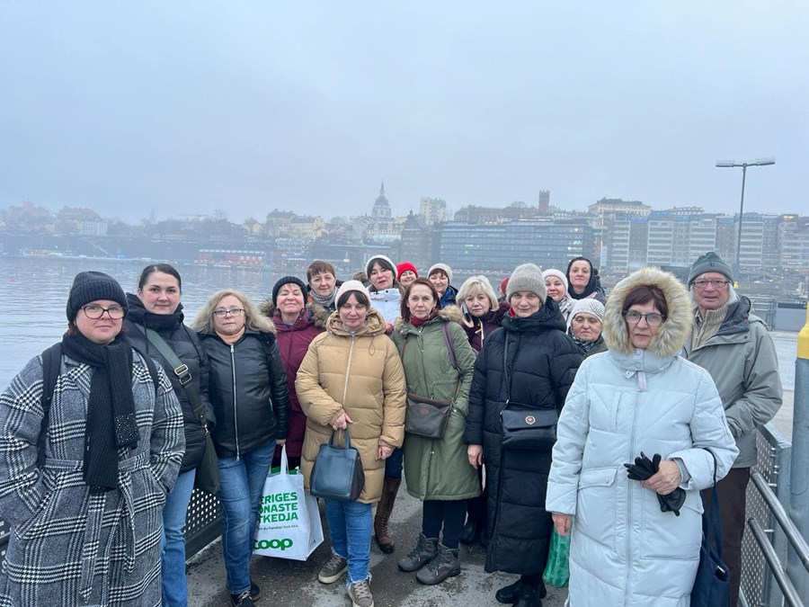 Vädret är aldrig ett problem för Caritas utflyktsgrupp.