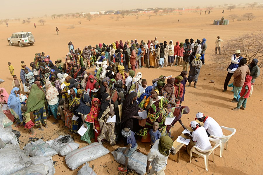Flyktingar i Niger. Foto: Caritas Internationalis